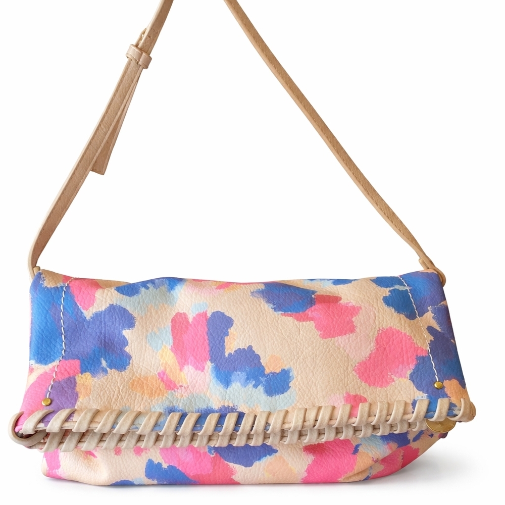 STYLE & CO COLORFUL WOMEN'S ABSTRACT SHOULDER /CROSSBODY BAG